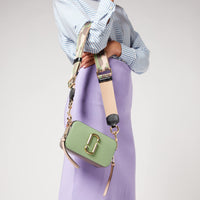 Sac à bandoulière Snapshot en cuir - Aspen Green
