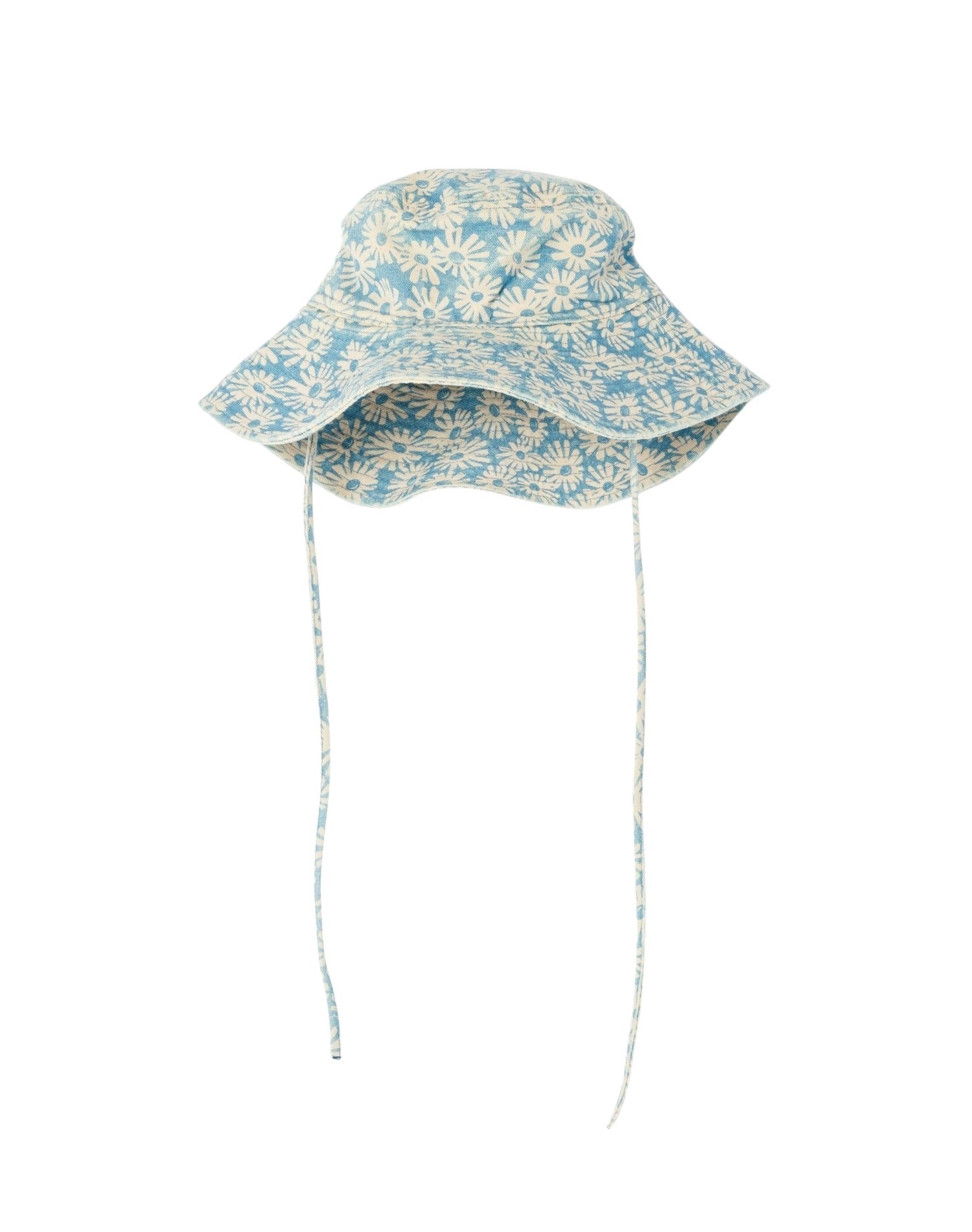 90's Sun hat - Blue Daisy