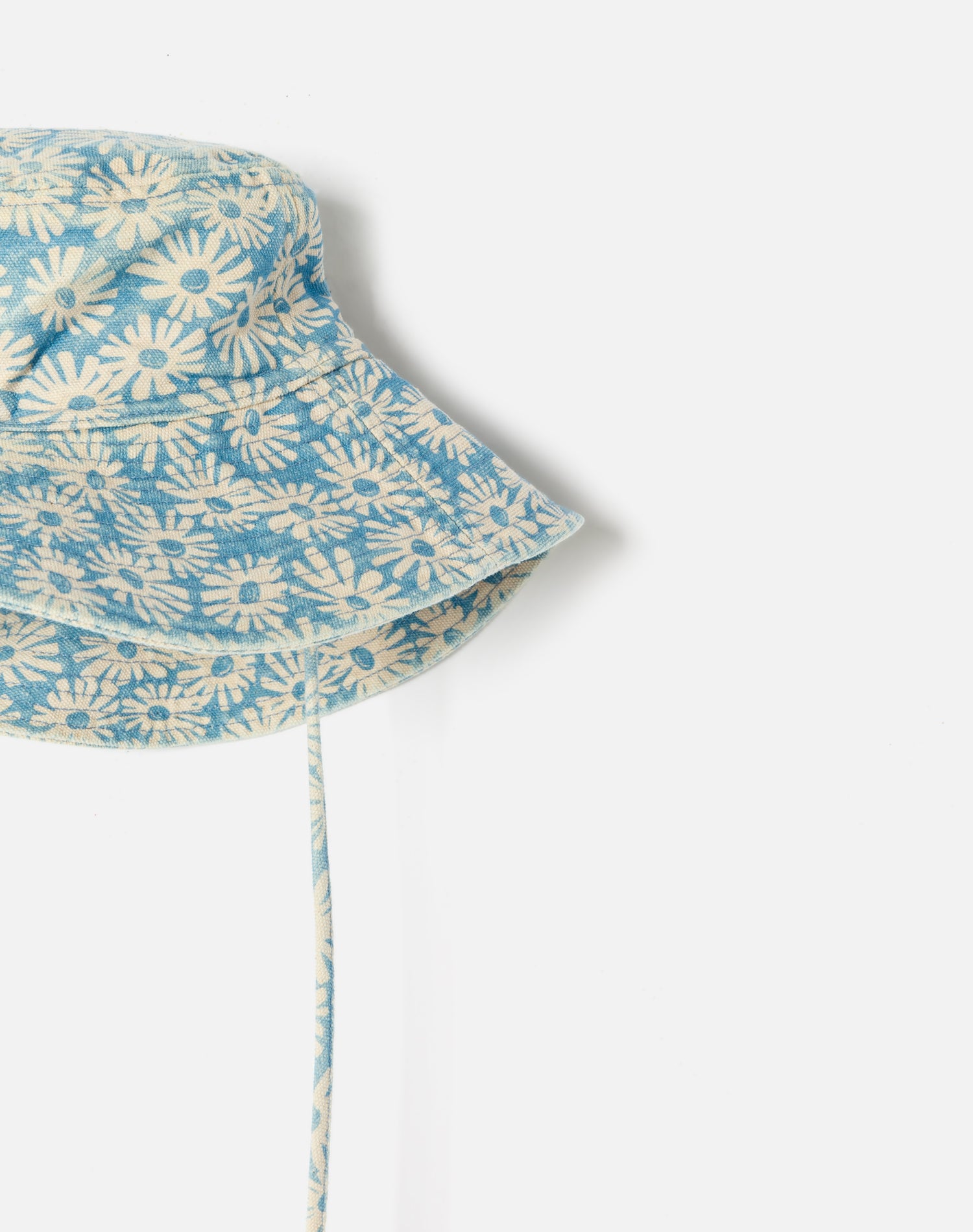 90's Sun hat - Blue Daisy