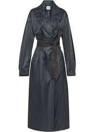 Wide-neck coat - Abisso