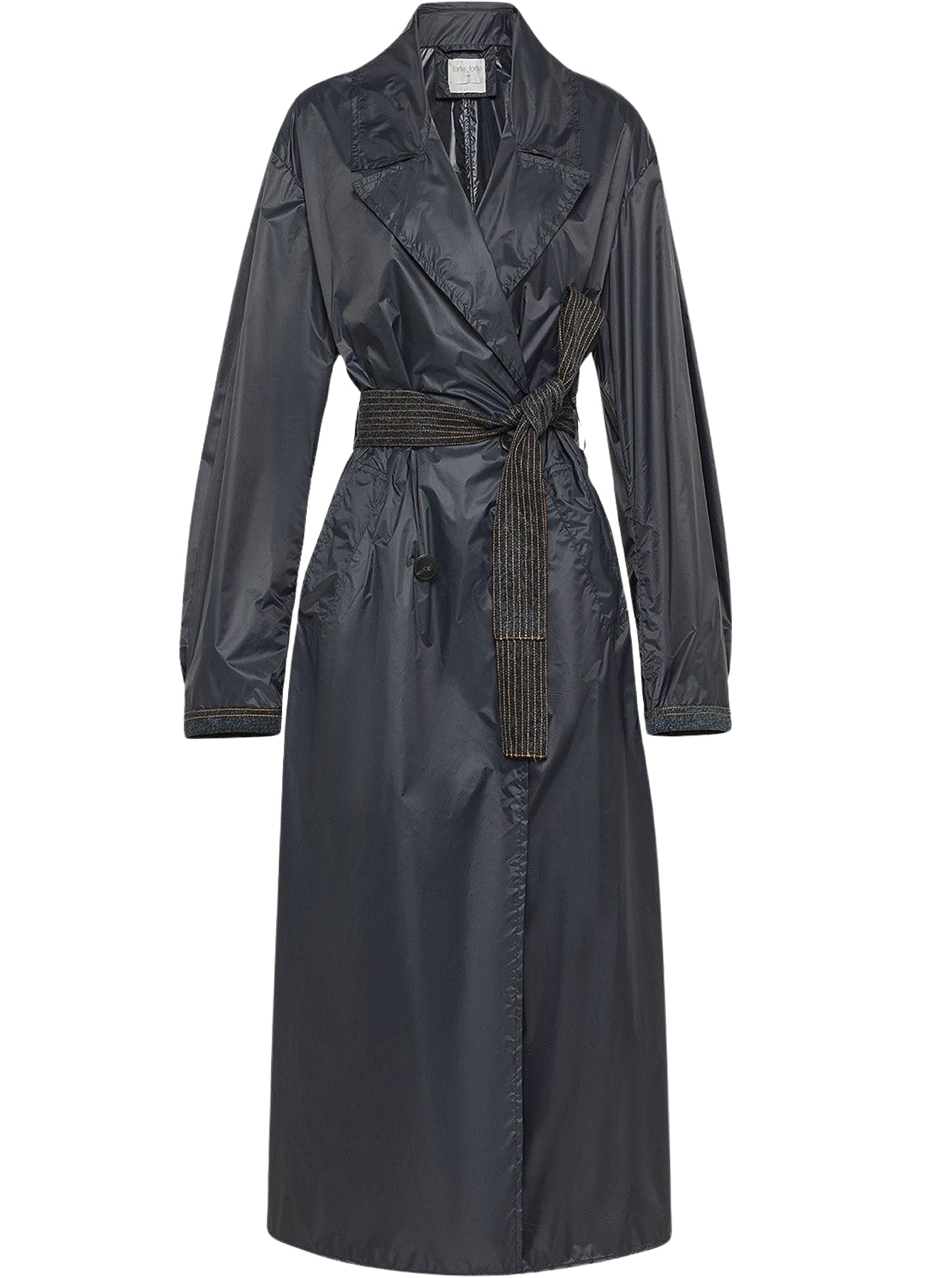 Wide-neck coat - Abisso