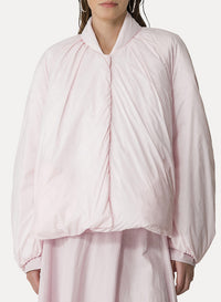 Manteau à col classique en soie mélangée - Oyster