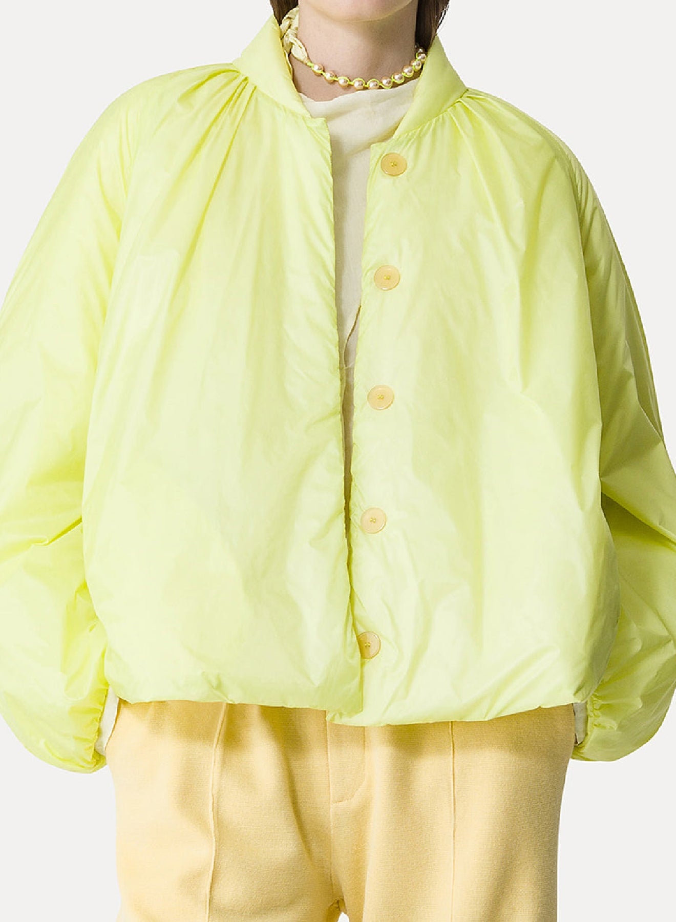 Coat with stand-up collar - Reflex