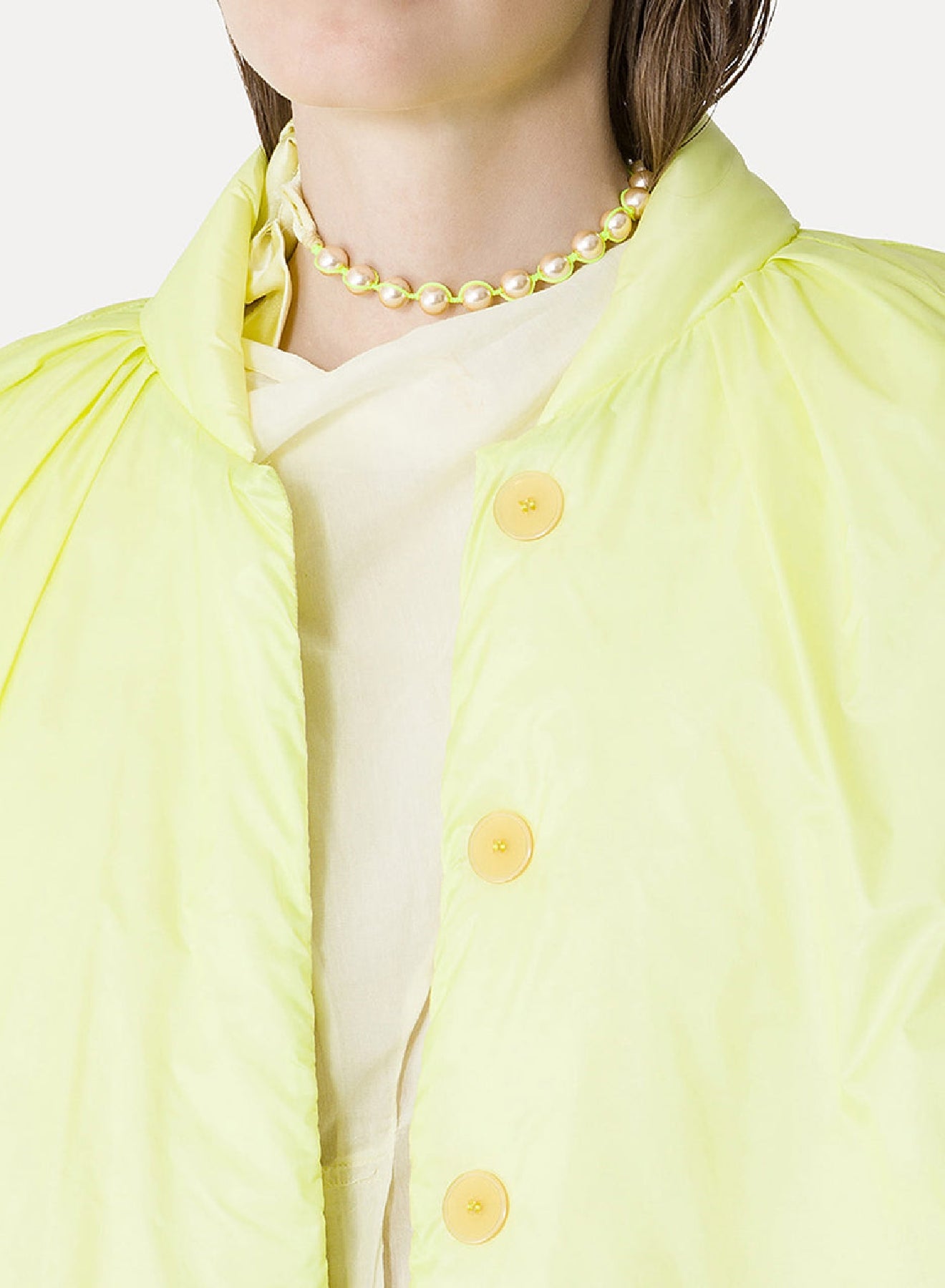 Coat with stand-up collar - Reflex