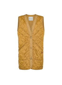 Quilted waistcoat - Gold