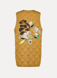 Quilted waistcoat - Gold