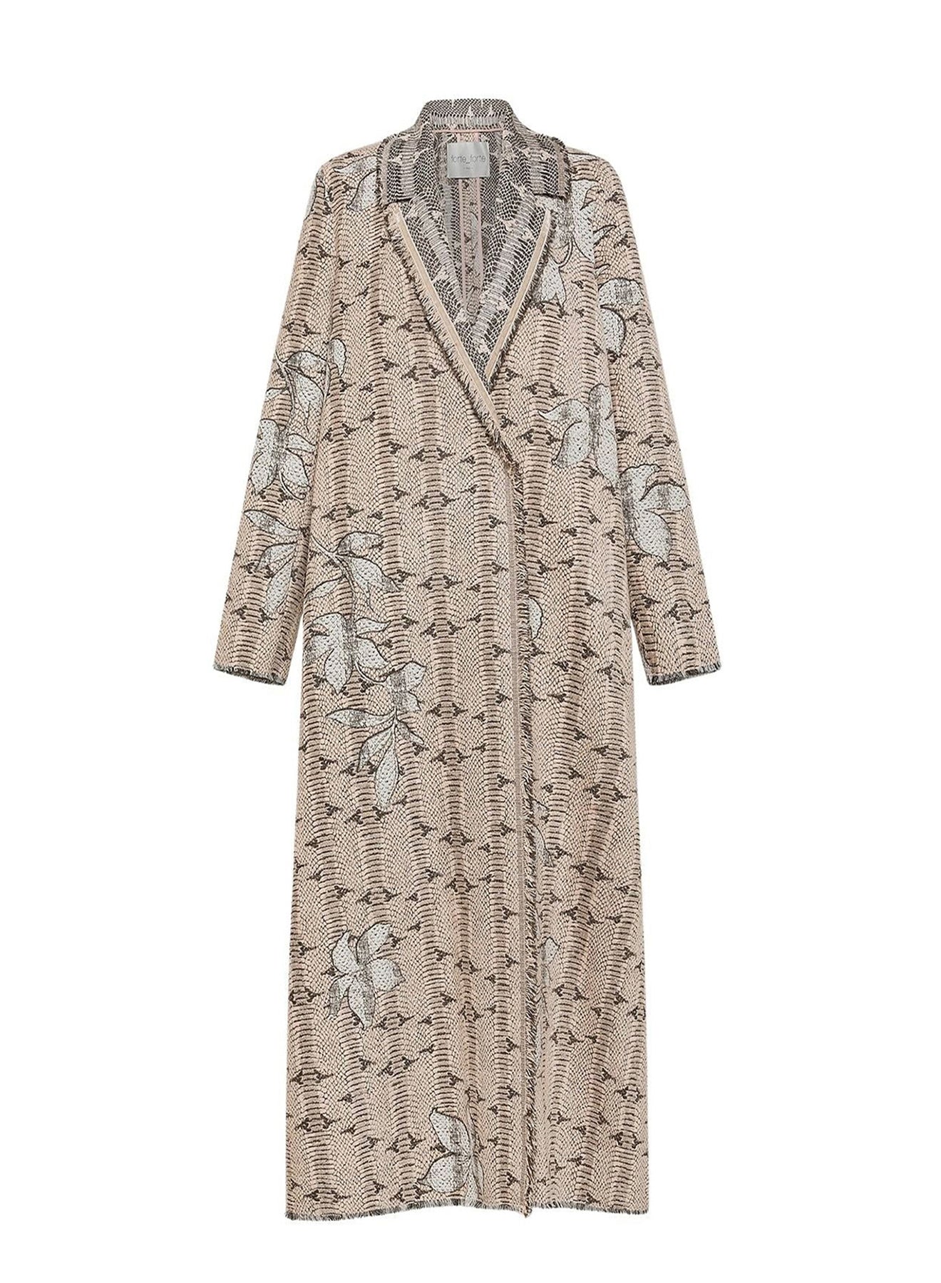 Manteau en jacquard Dune Lily - Cipria