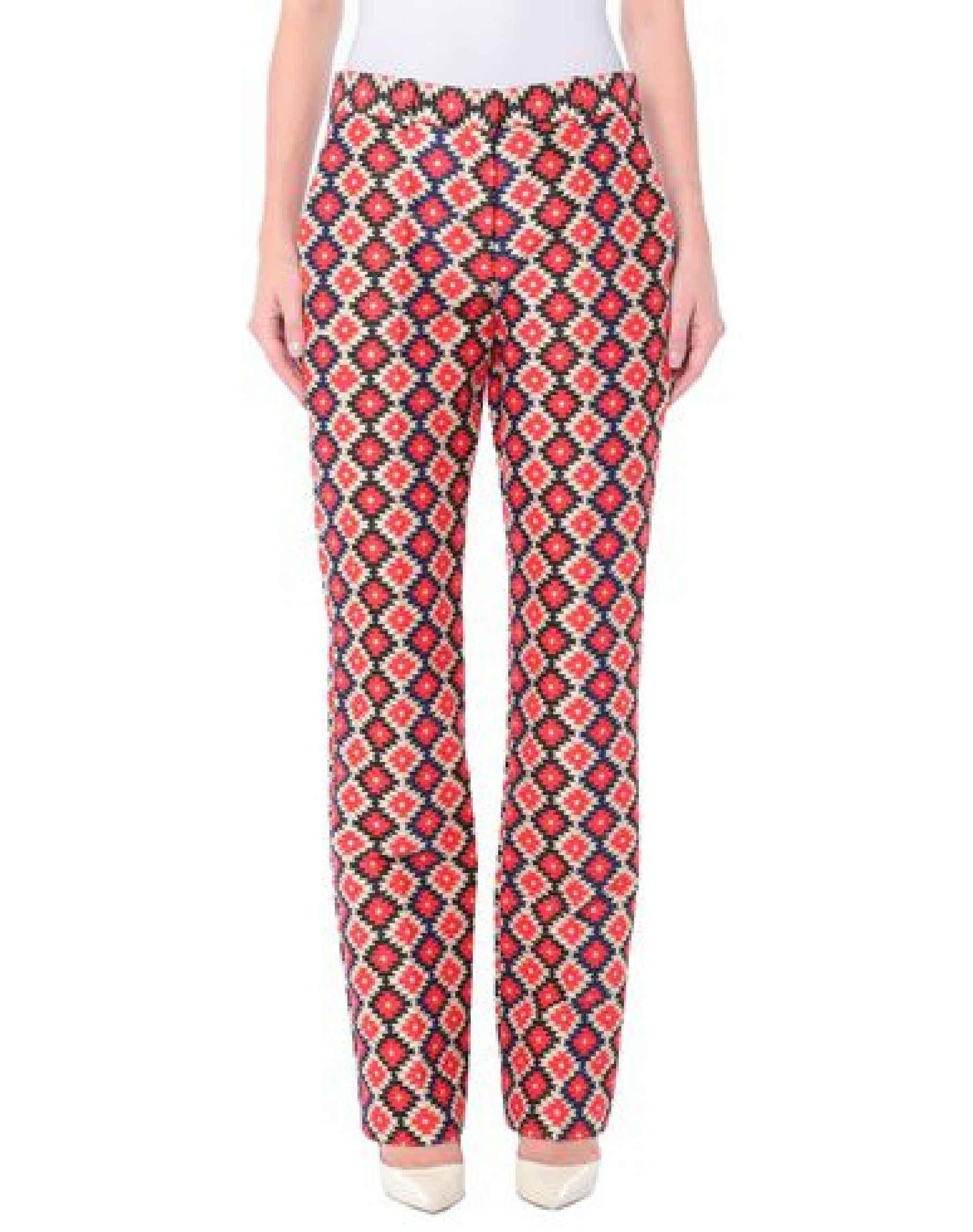 1qty RELIQUAT 75€ 0%  / Pantalon droit Anatole - Beige Multicolor