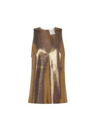 Top effet nid d’abeille en coton - Honey Gold