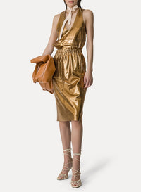 Top effet nid d’abeille en coton - Honey Gold