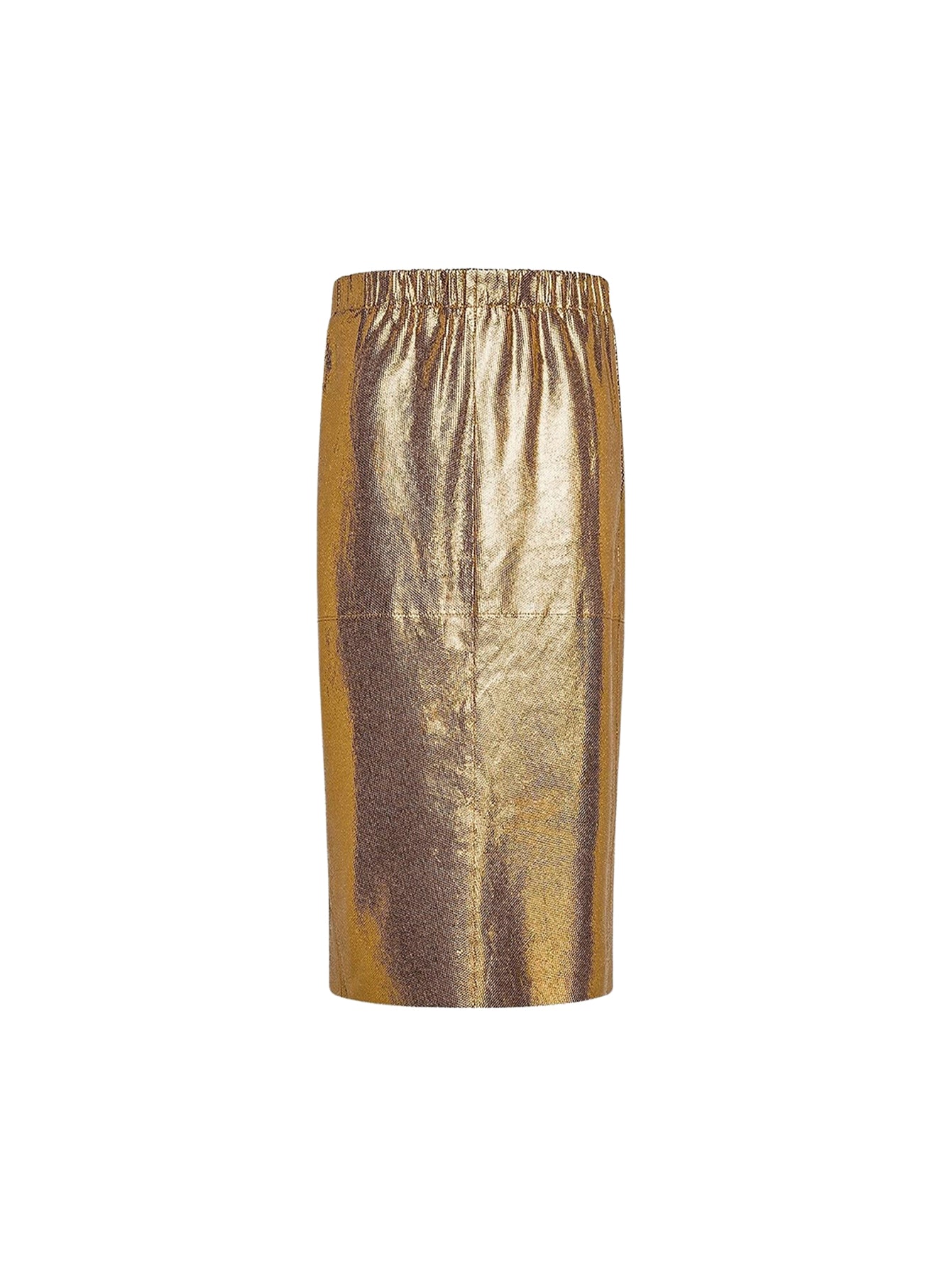 Jupe crayon effet nid d’abeille - Honey Gold