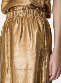 Jupe crayon effet nid d’abeille - Honey Gold