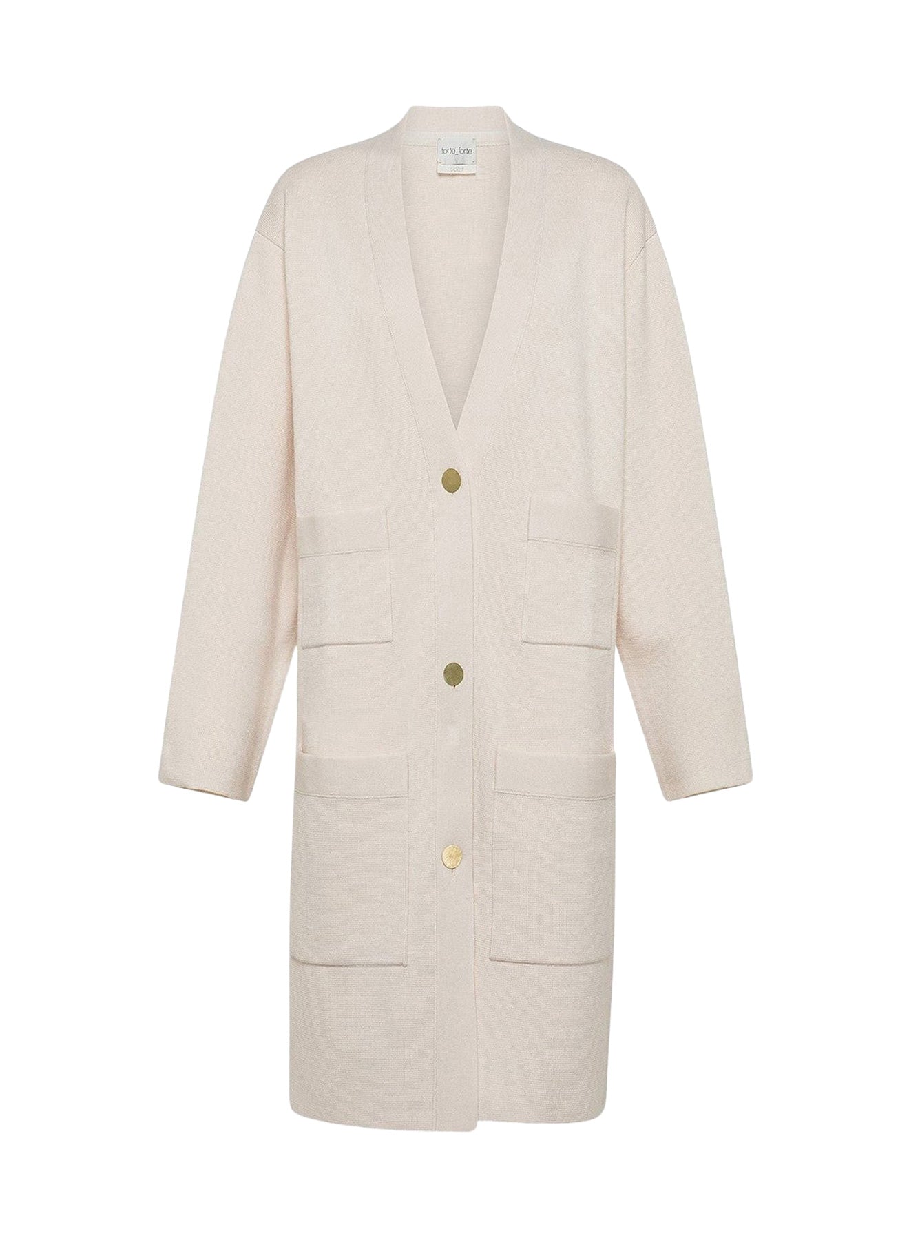 Manteau en laine mélangée - Ivory