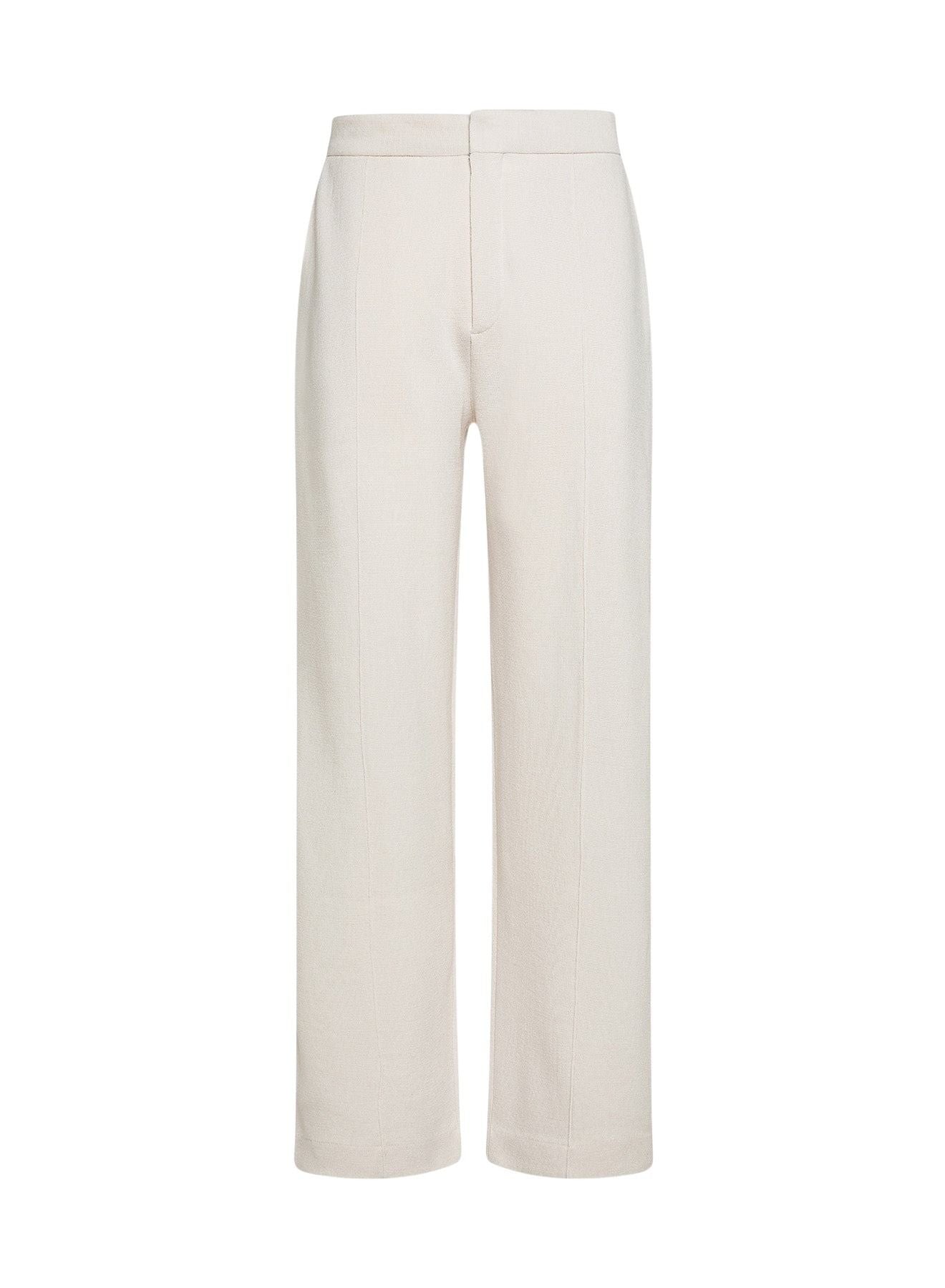 Sartorial wool trousers - Ivory