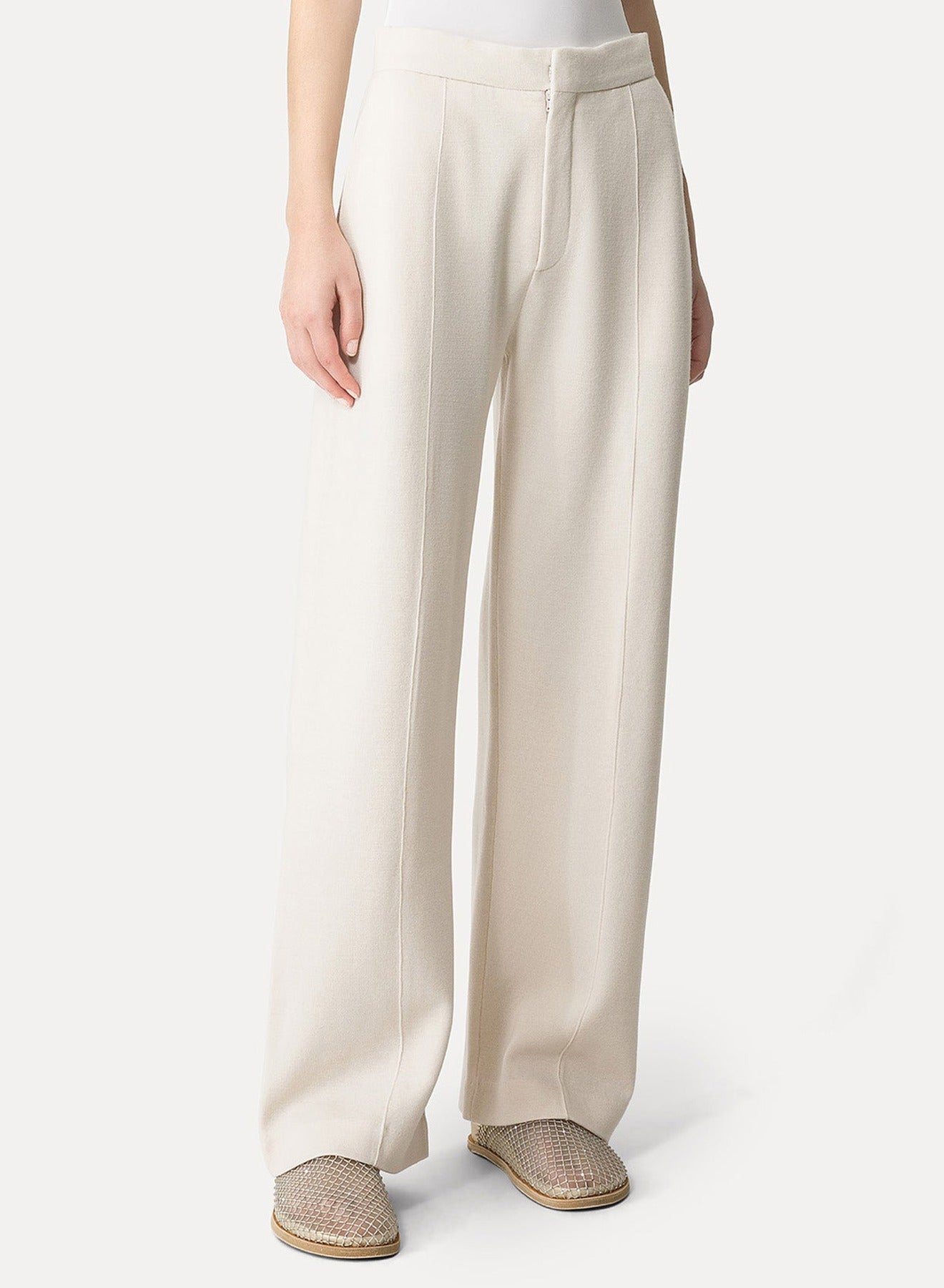 Pantalon en laine - Ivory