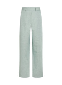 Pantalon cargo en lin mélangé - Breeze