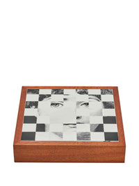 Viso wooden board game set - Black & White
