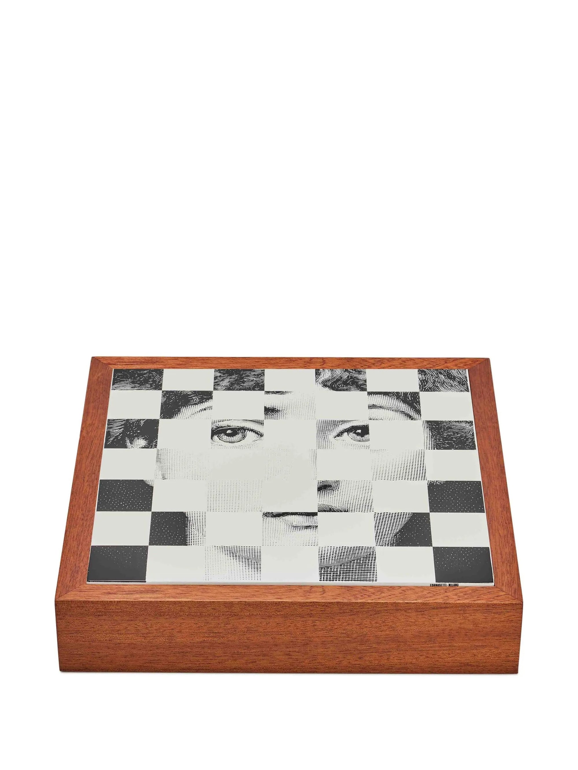 Viso wooden board game set - Black & White