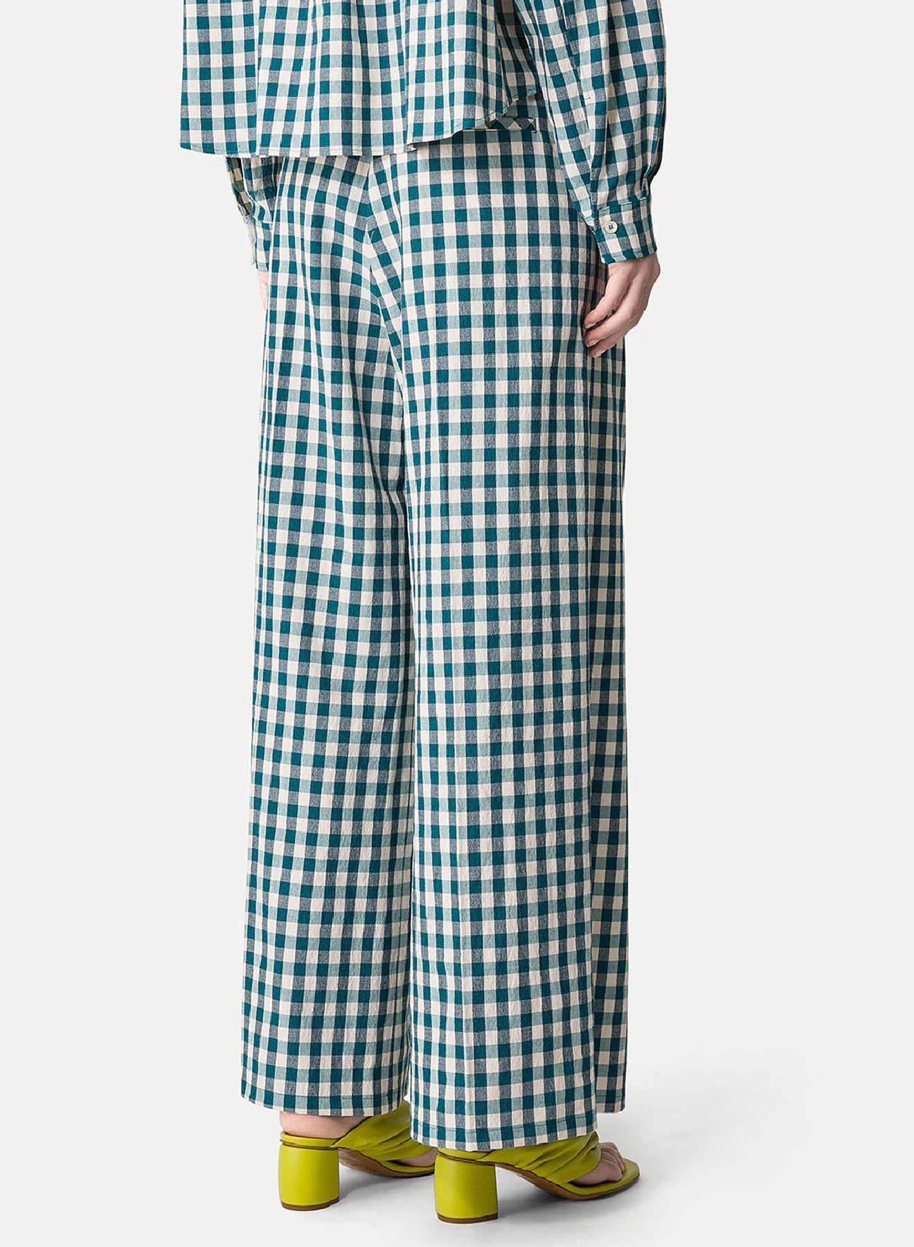 Pantalon palazzo - Peacock