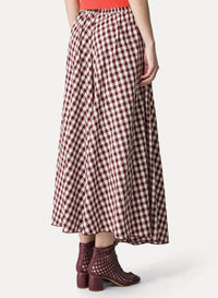 Long quad skirt - Ruby