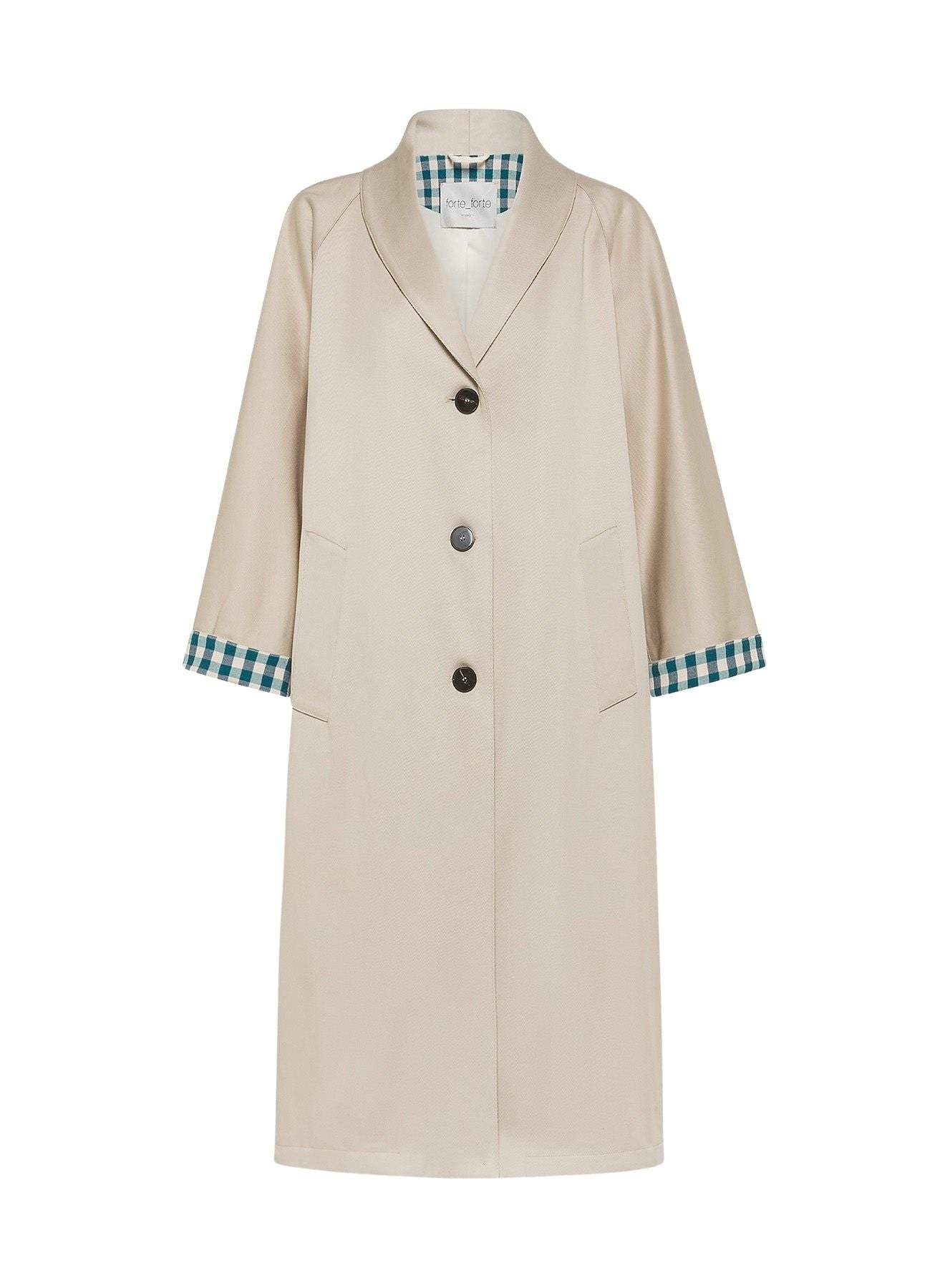 Coat with classic collar - Dune