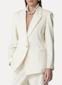 Veste à col tailleur - Ivory
