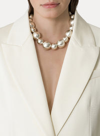 Veste à col tailleur - Ivory