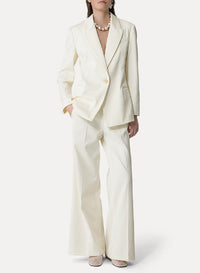 Veste à col tailleur - Ivory