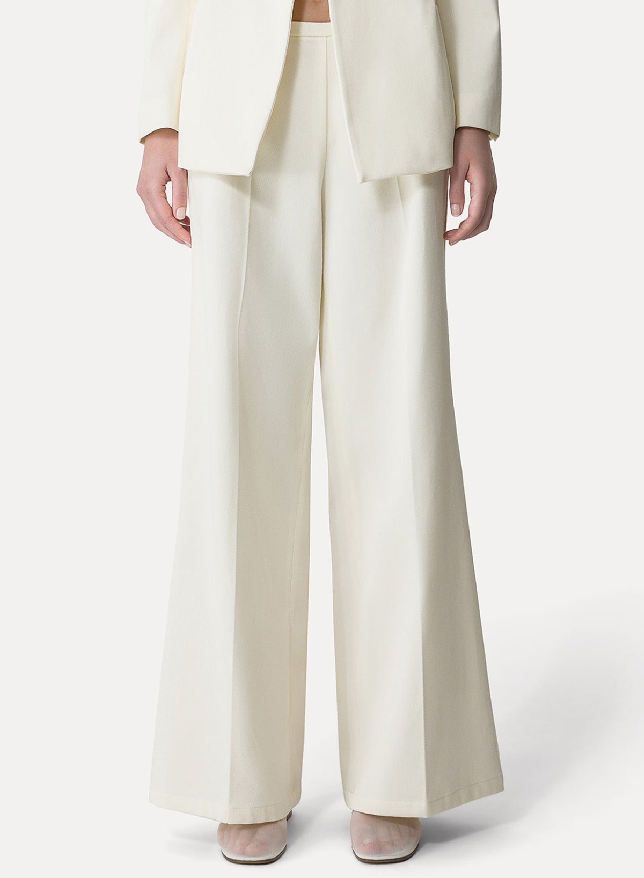 Pantalon évasé - Ivory