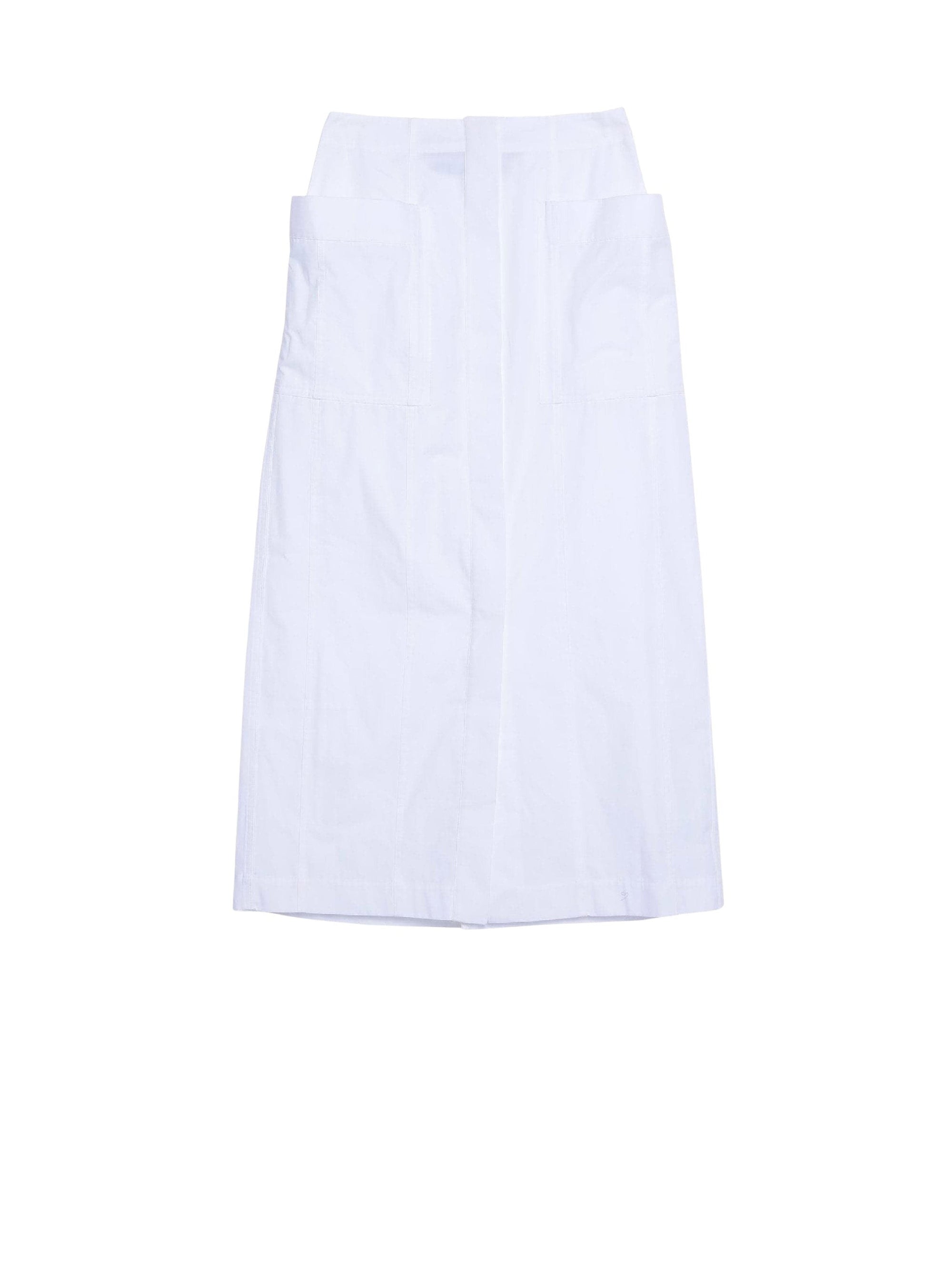Jupe midi Bastide - White