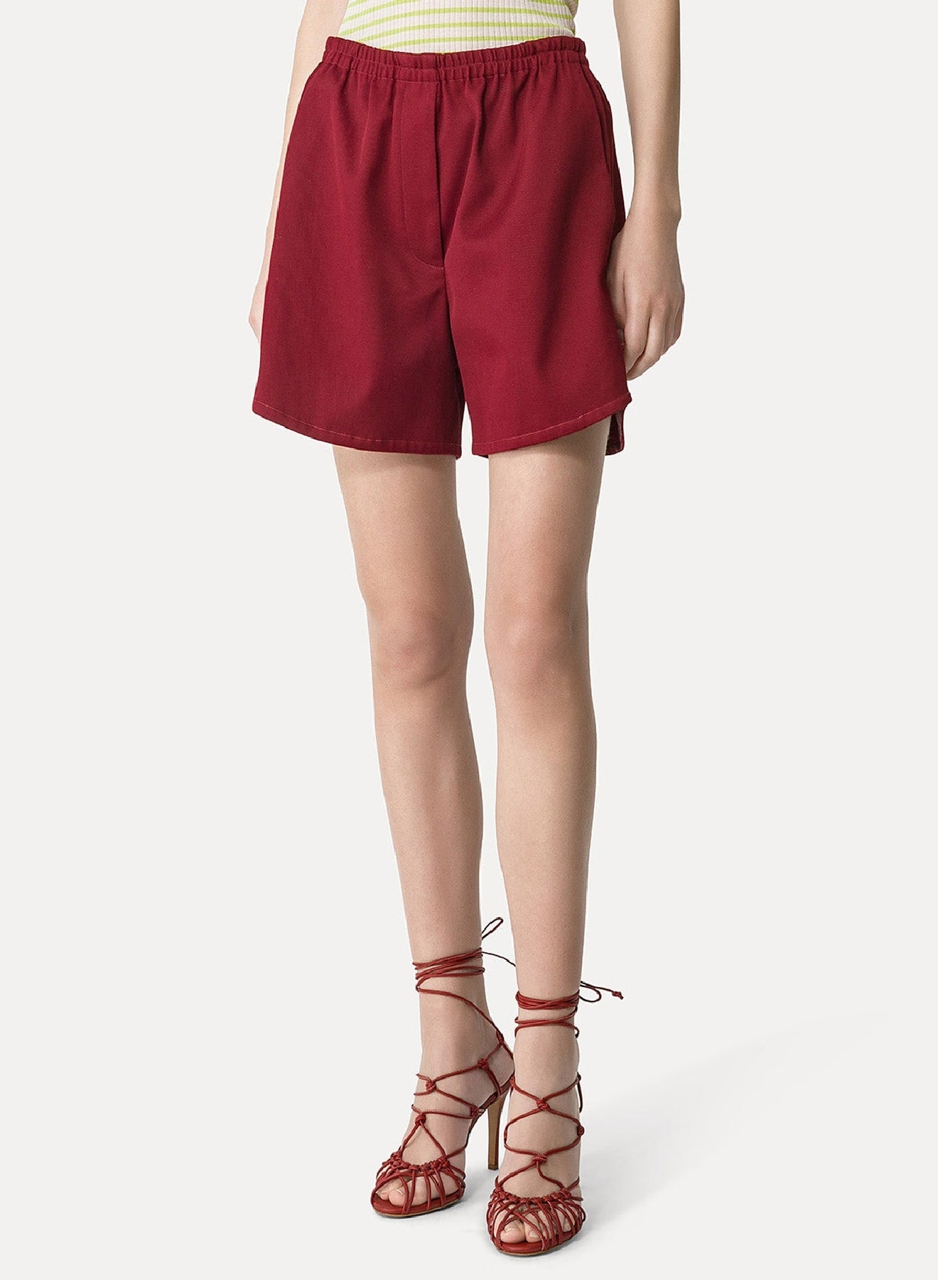 High-waisted shorts - Ruby