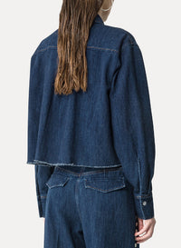 Chemise à col classique - Indigo