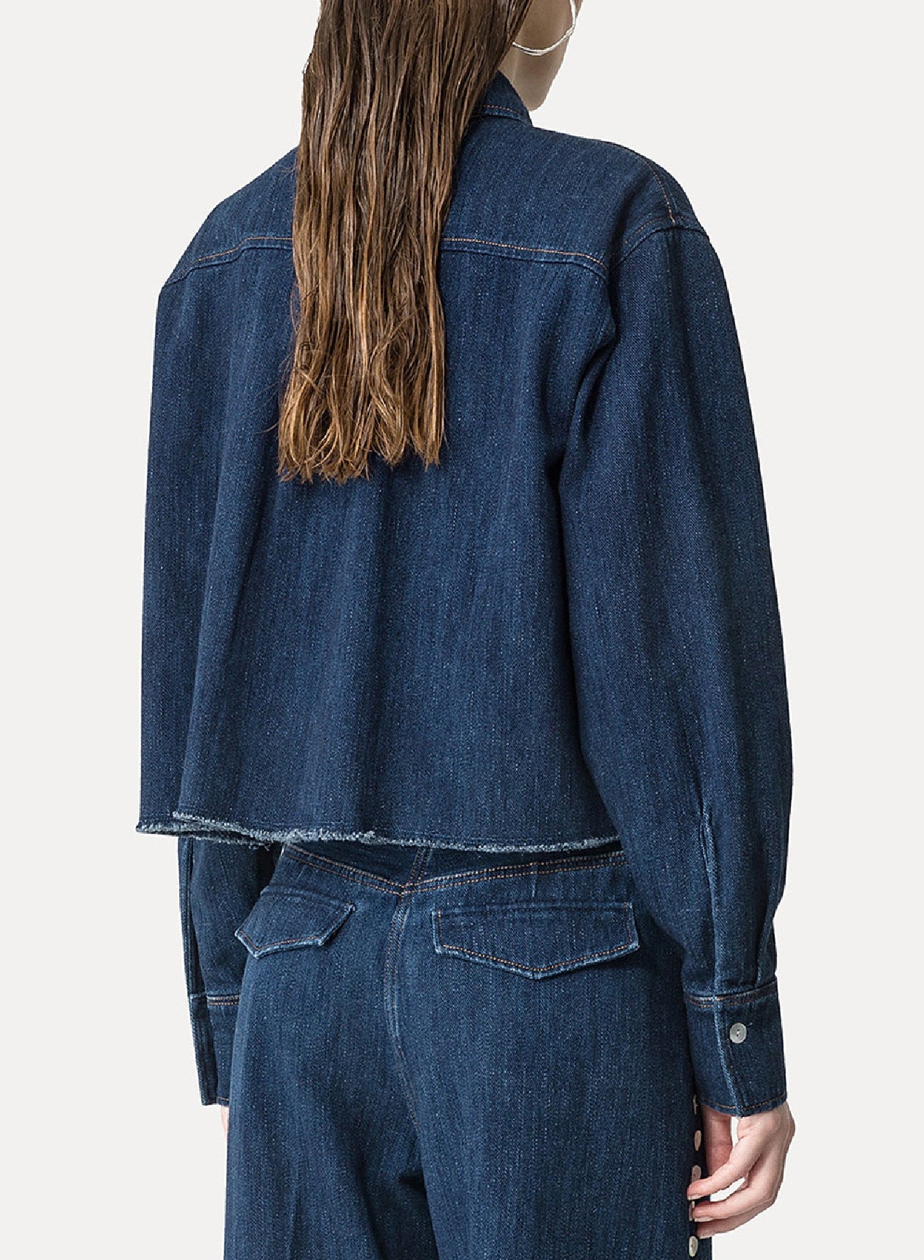 Chemise à col classique - Indigo