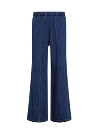 Pantalon palazzo - Indigo