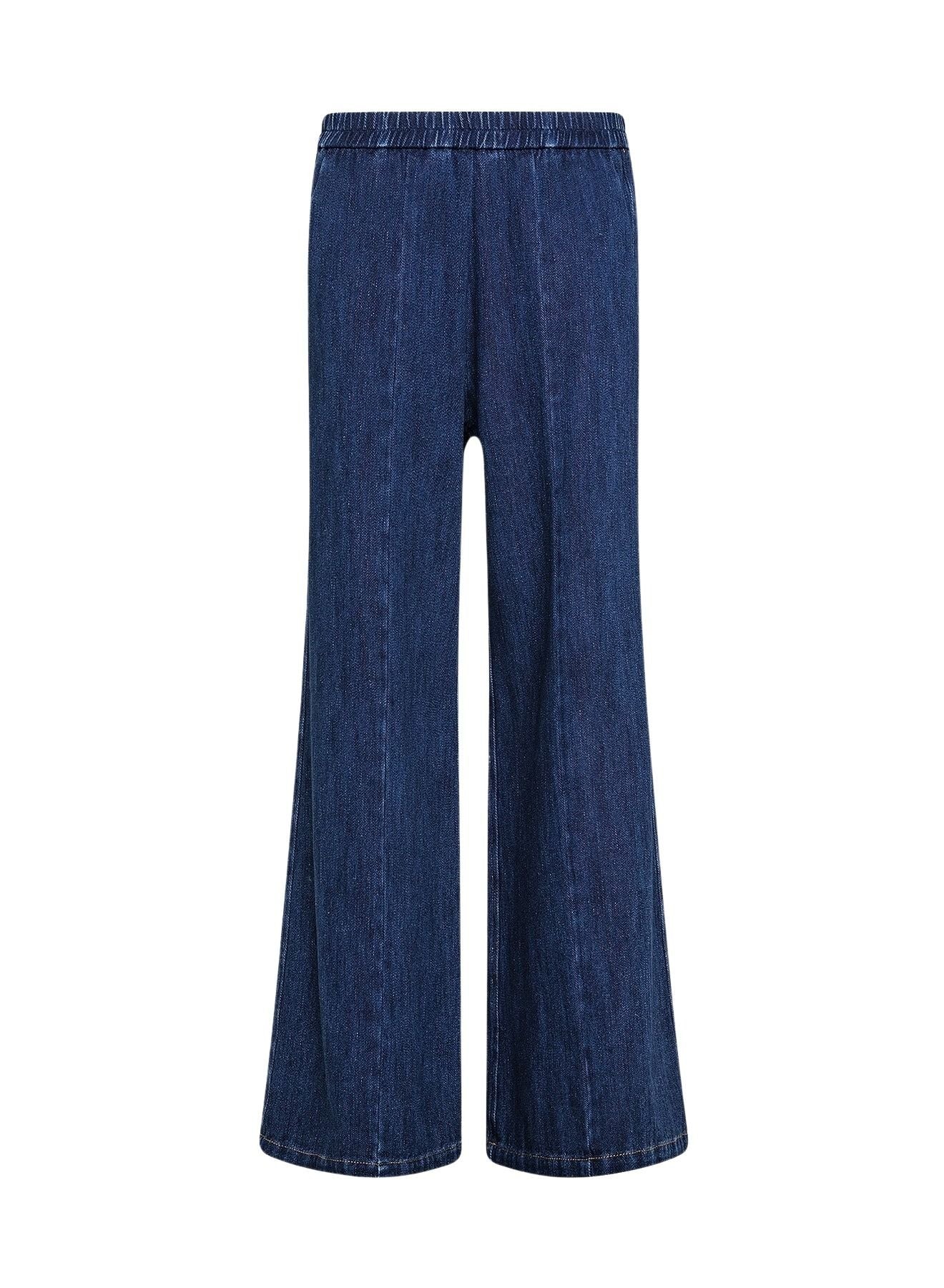 Pantalon palazzo - Indigo