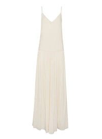 Low-cut dress - Rice