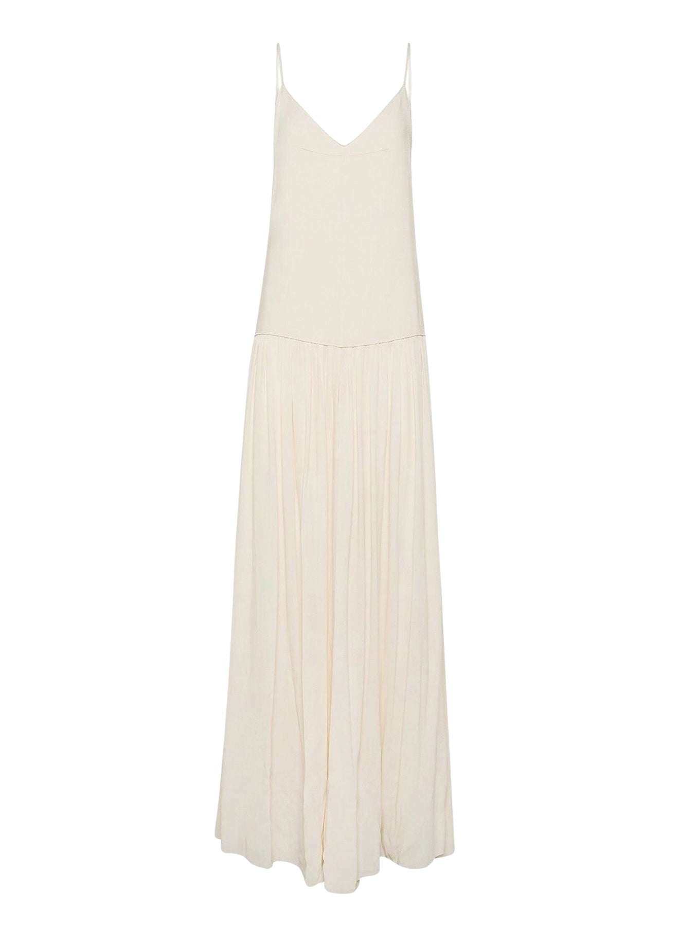 Low-cut dress - Rice