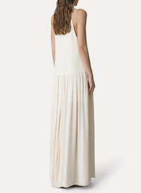 Low-cut dress - Rice