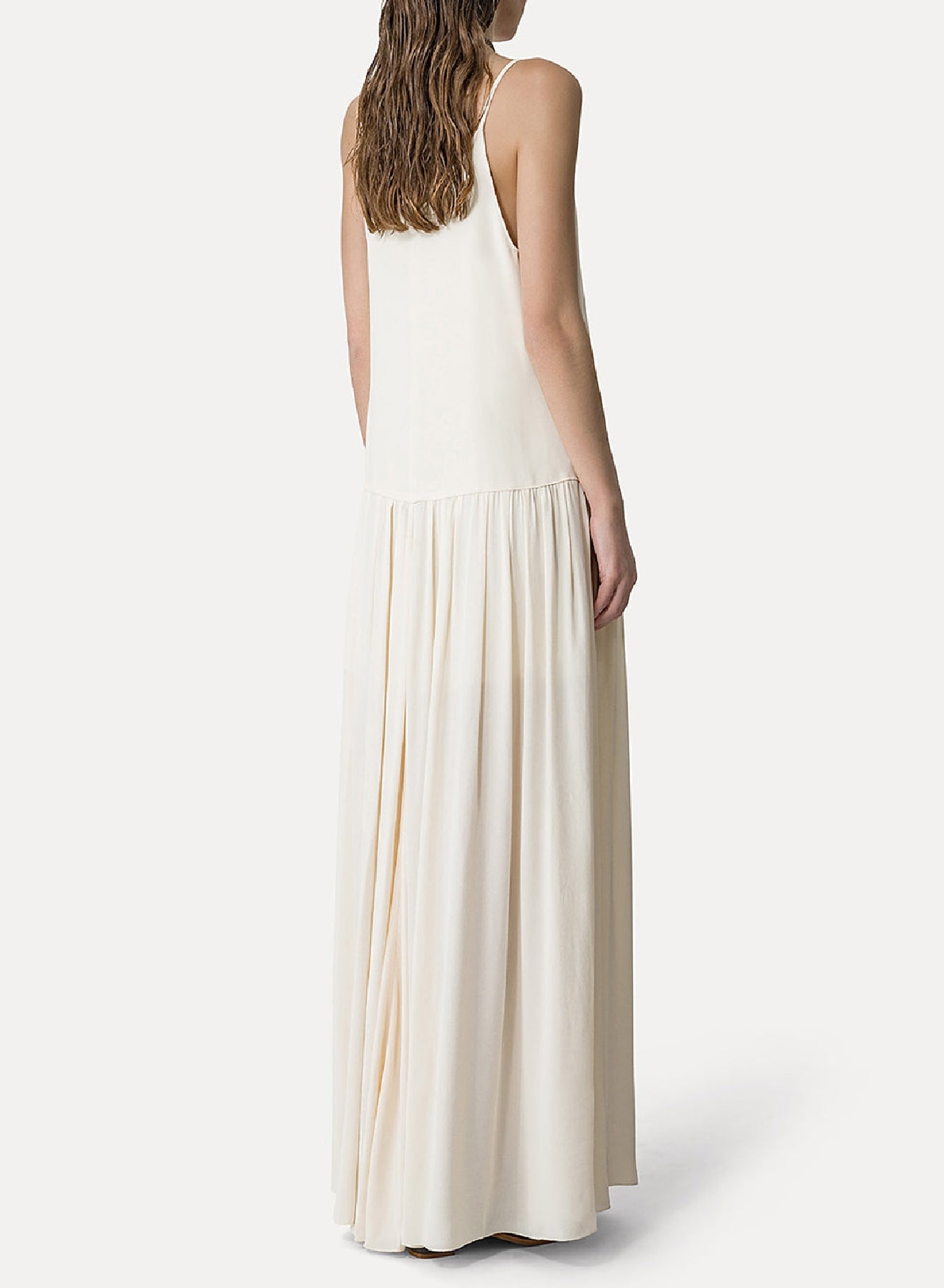 Low-cut dress - Rice