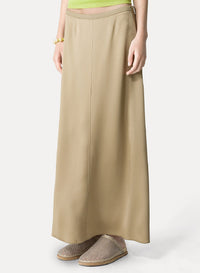 Classic long skirt - Cream