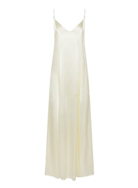 Satin babydoll dress - Cream