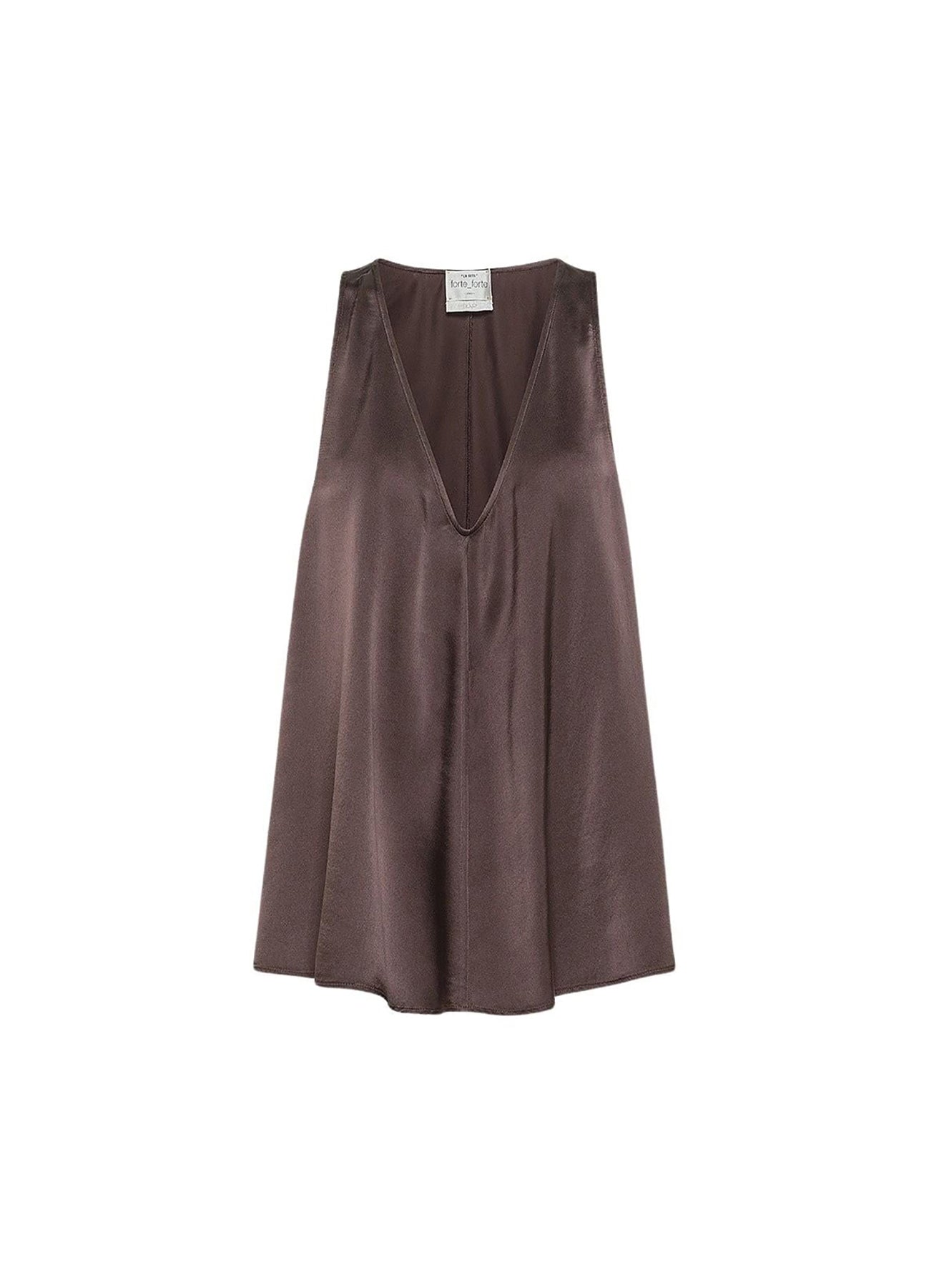Elegant silk top - Lava
