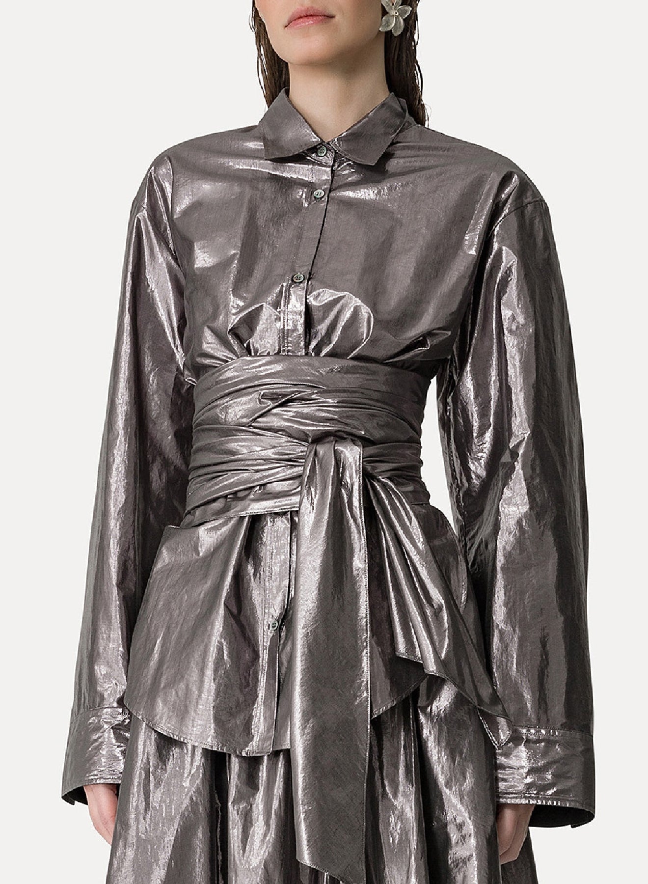 Chemise avec nœud - Ombra