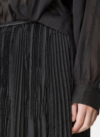 Jupe à taille haute - Noir