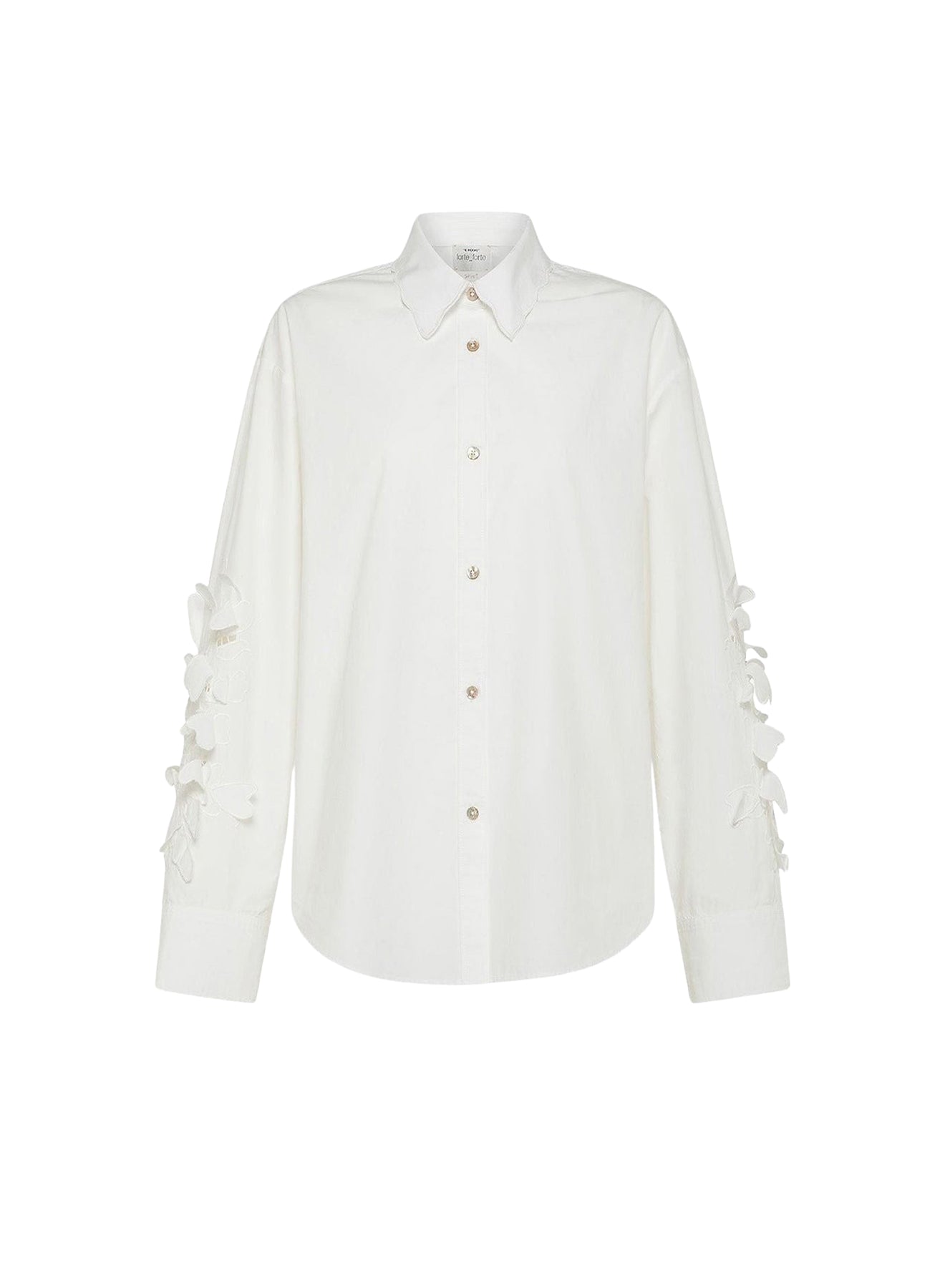 Chemise brodée - Bianco