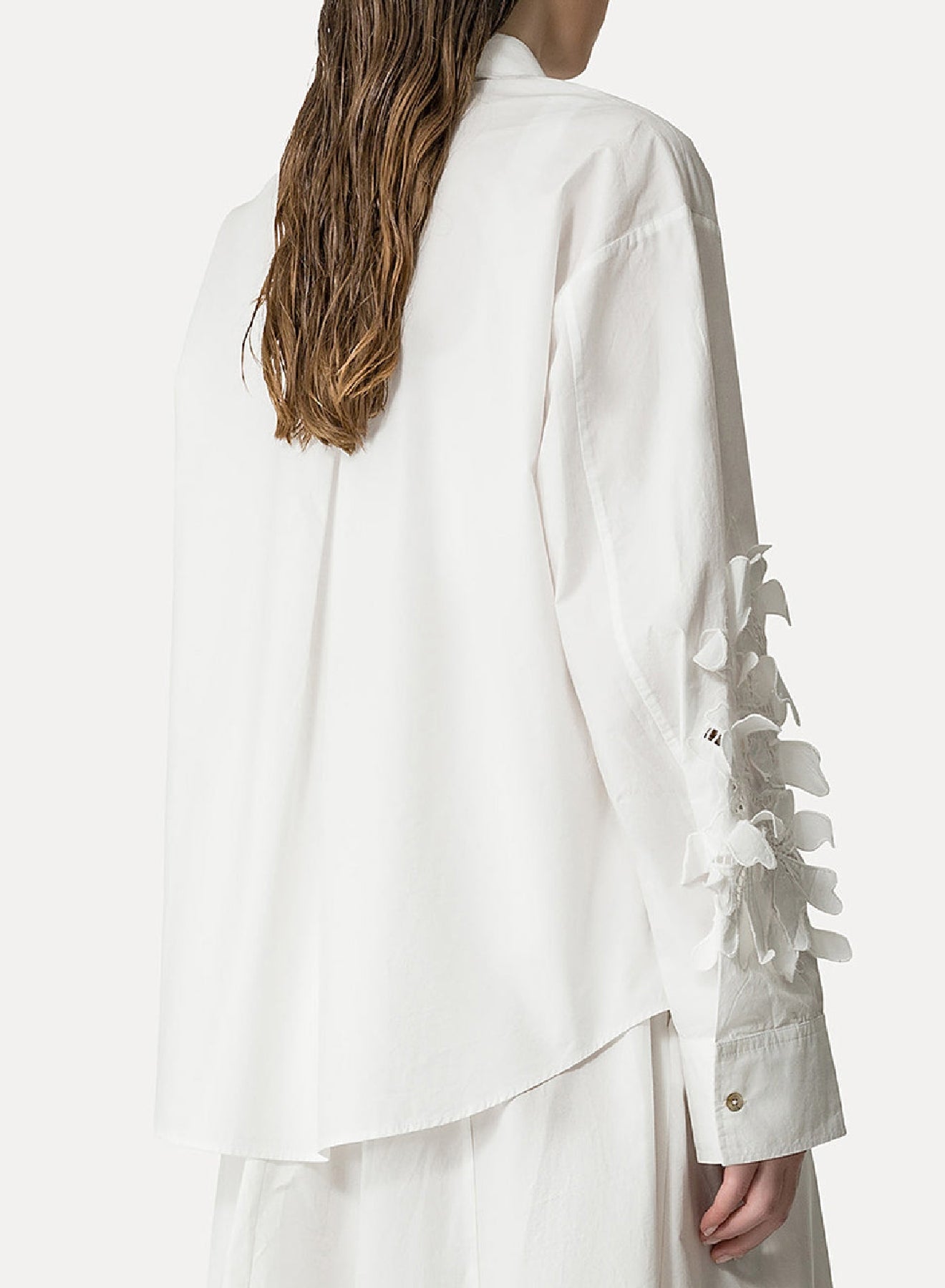 Chemise brodée - Bianco