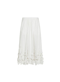 Jupe à taille haute - Bianco