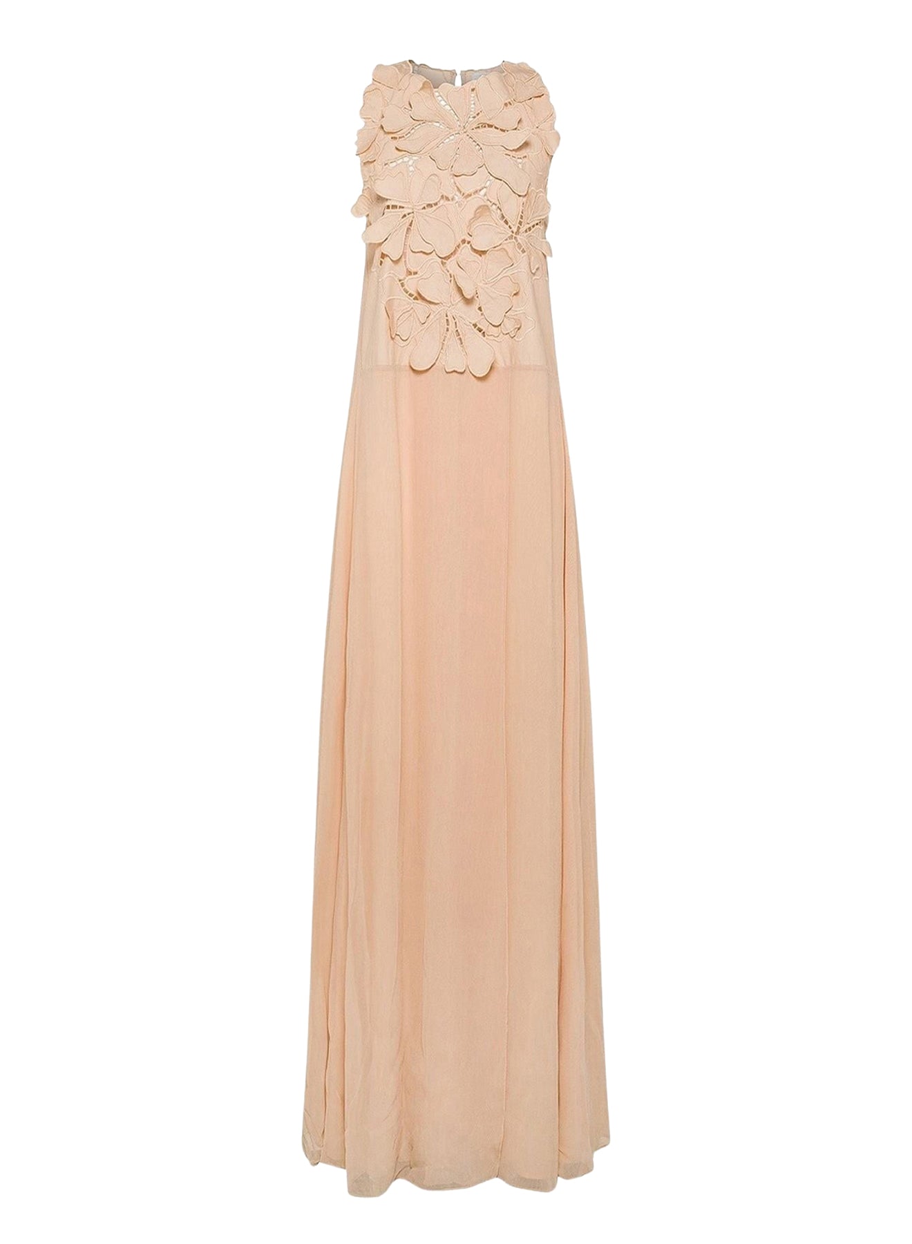 Robe à pétales découpées et brodées - Cipria