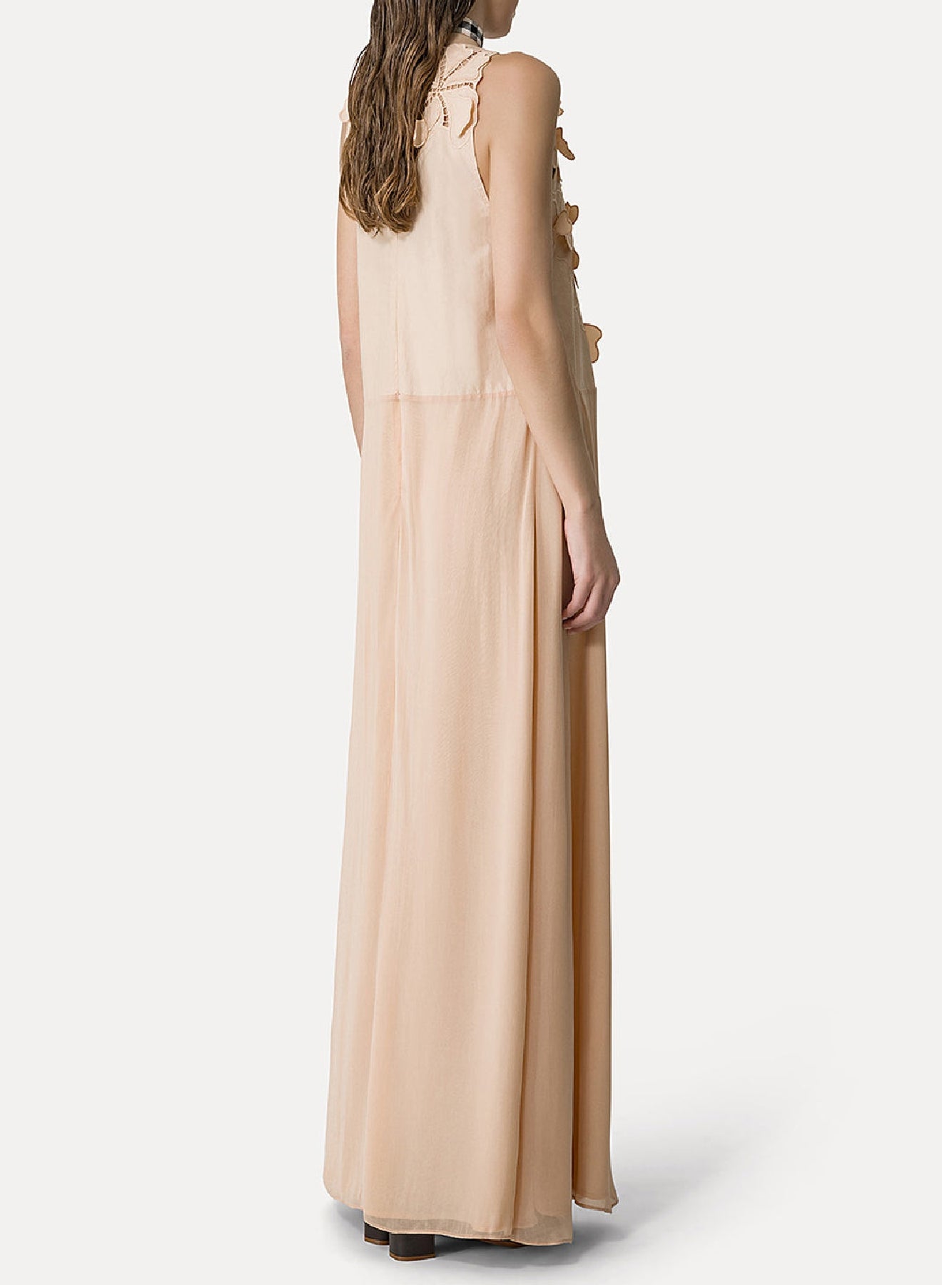 Robe à pétales découpées et brodées - Cipria