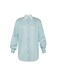 Chemise en satin à rayures - Nuage